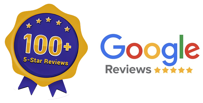 100+ 5-satrs reviews on Google